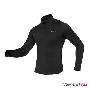 imagem de Blusa Segunda Pele Zip Thermo Plus Manga Longa UV Masculino - Curtlo