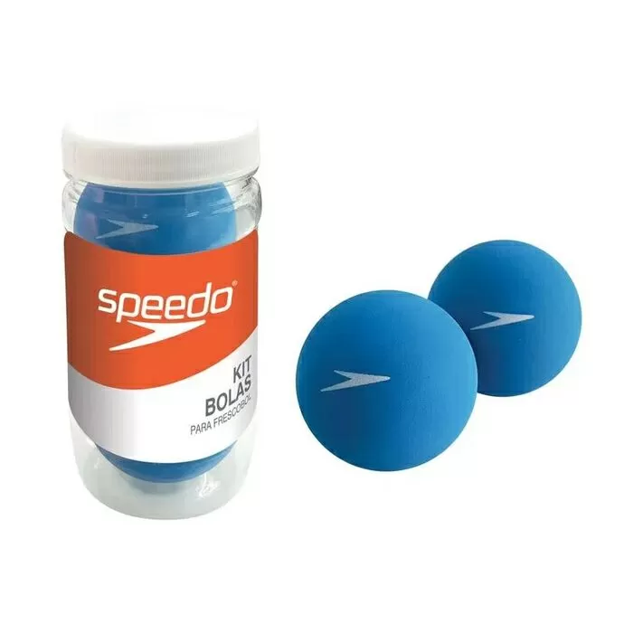 imagem do produto Bolinha de Frescobol produzida em Borracha Padro Oficial com 2 duas Unidades - Speedo