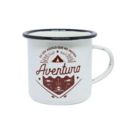 imagem do produto Caneca Esmaltada para Caf Eu Sou Aquilo que me Inspira Creme - Guepardo