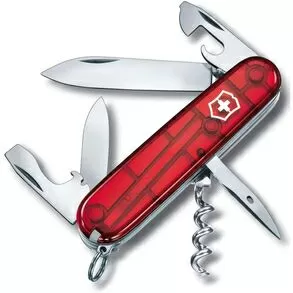 imagem de Canivete Suíço Spartan Vermelho Translúcido 12 Funções - Victorinox