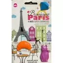 imagem do produto Cartela com 4 Ims Bonjour coleo viagem Paris Frana - Uatt?