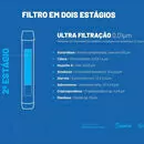 imagem do produto Garrafa de 650ml com Filtro de Carvo Ativado Echo Stone Water - Stone Water