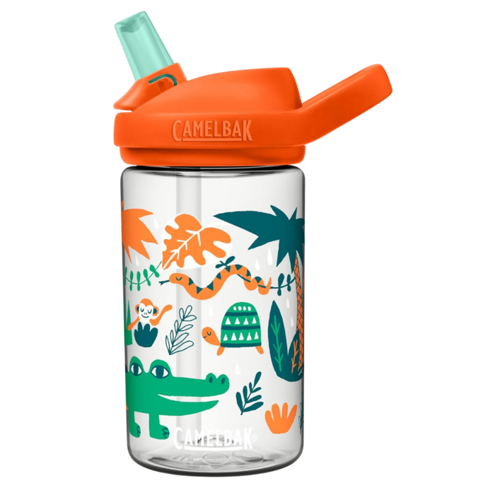 imagem do produto Garrafa Eddy Kids Vacuum de 400ml Selva - Camelbak