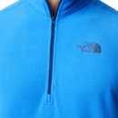 imagem do produto  Jaqueta Fleece TKA 100 Glacier 1/4 Zip Azul Masculino - The North Face