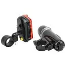 imagem do produto Kit Farol Dianteiro e Lanterna Traseira para Bike com 5 LEDs  - Acte Sports