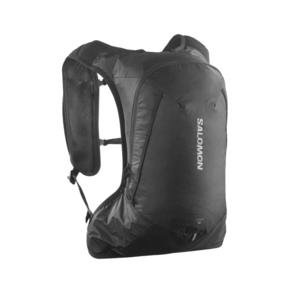 imagem de Mochila de Hidratação Tipo Colete para Trail Running Cross 12 Preta - Salomon