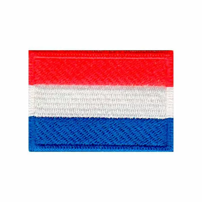 imagem do produto Patch Bordado Bandeira da Holanda Pequena 3,5 cm x 5 cm - Talysm Bordados