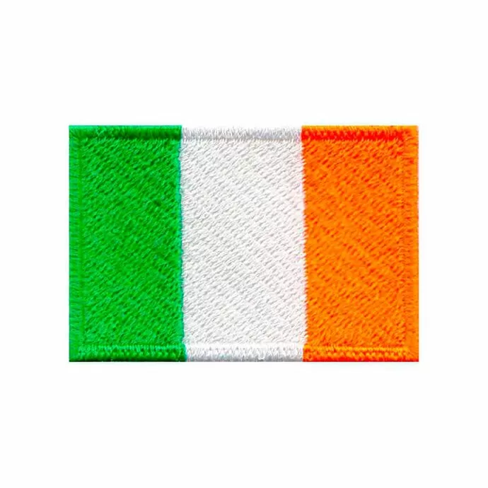 imagem do produto Patch Bordado Bandeira da Irlanda Pequena 3,5 cm x 5 cm - Talysm Bordados