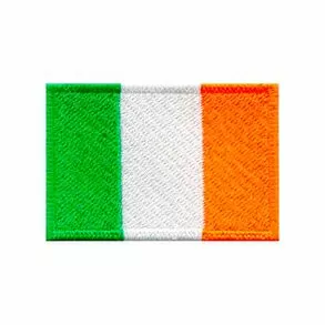 imagem de Patch Bordado Bandeira da Irlanda Pequena 3,5 cm x 5 cm - Talysmã Bordados