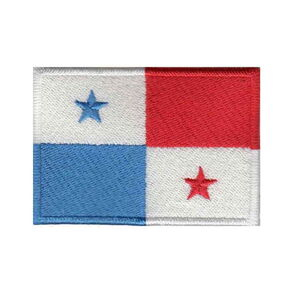 Mundo Terra - Bota, Tênis, Jaquetas, Segunda Pele para Aventura Viagem  Camping! MundoTerra Patch Bordado Bandeira do Panamá Grande 5,4 cm x 8,2 cm  MundoTerr Talysmã Bordados MundoTerr