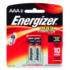 imagem de Pilhas Energizer Max AAA2 com 2 unidades - Energizer