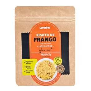 imagem de Risoto de Frango com Alho-Por Liofilizado - Lyovibes