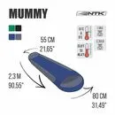 imagem do produto Saco de Dormir Mummy +8C a -1C - NTK Nautika