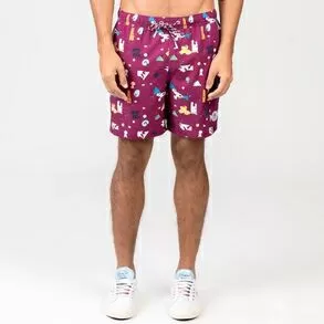 imagem de Short D'gua Estampada Masculino - Original Penguin